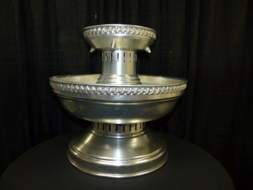 Silver Beverage Fountain 5 Gallon